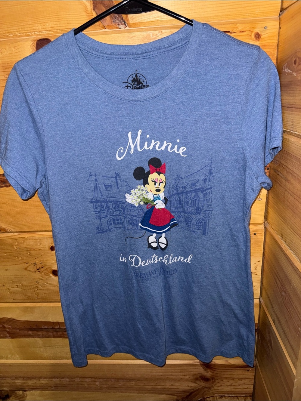 Disney Blue Minnie Deutschland Graphic Tee